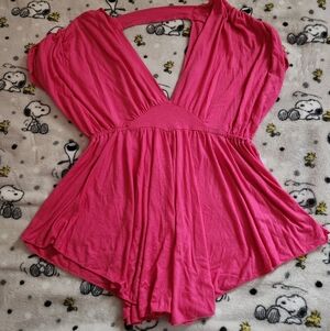 💙2/$8💙 Seductions Hot Pink Babydoll Top